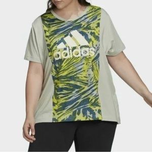 NWT adidas zoe saldana athletic tshirt size 1X